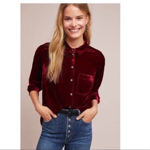 Velvet Anthropologie Button Down
